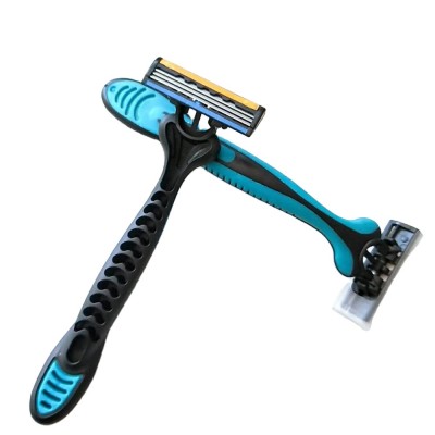 Stainless Steel Triple Blade Razor Mens Grooming Safety Shaving For Cleaning