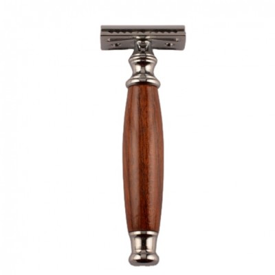 ISO9001 high quality luxury double edge blades classic craft manual vintage razor/wooden shaver/men's creative gifts