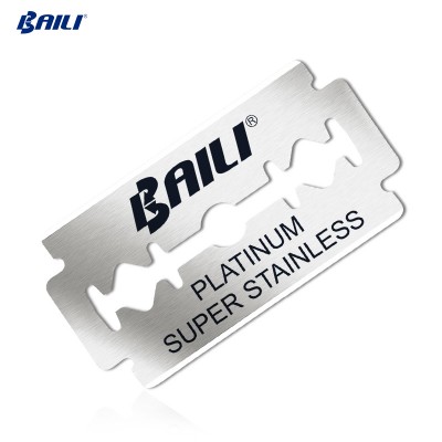 Double edge wholesale stainless steel custom logo sharpener razor blade