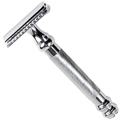 private label men no electrical classic metal single blade zinc alloy head black brass handle double edge safety razor